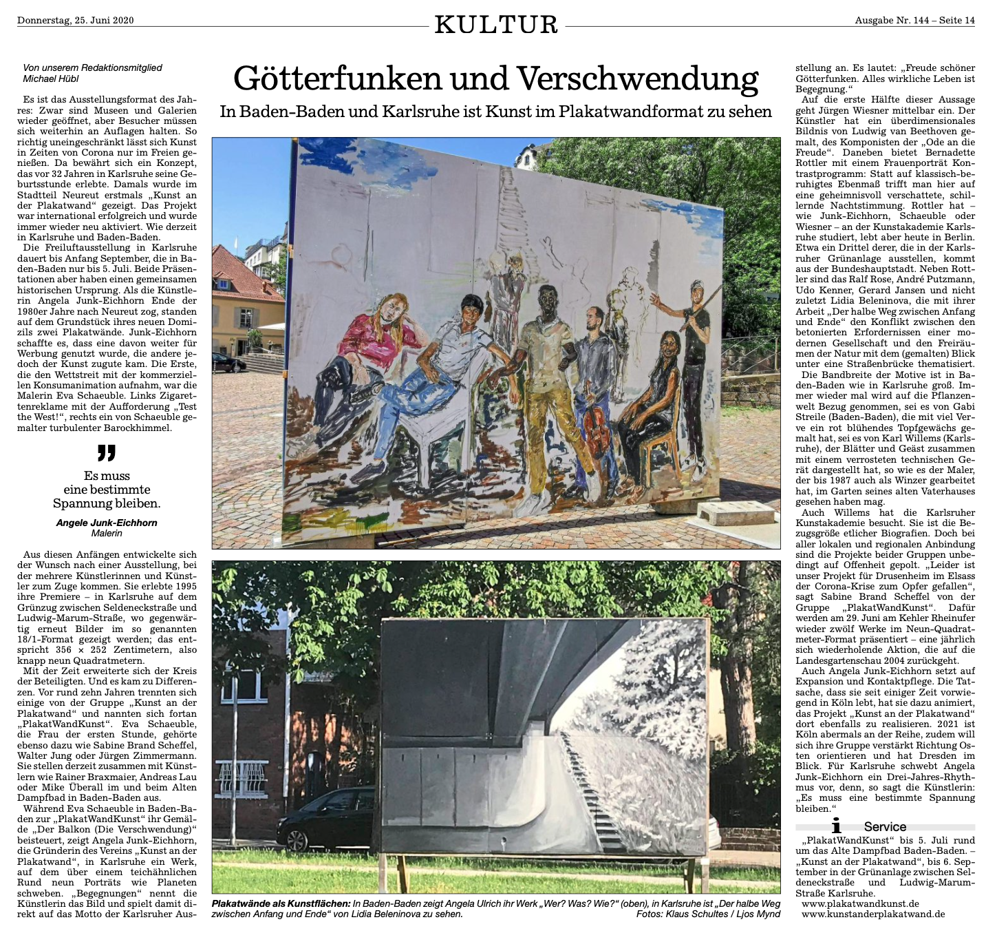 Zeitungsartikel